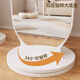 Full Pin House Rotating Dressing Mirror Full-body Floor-standing Mirror Home Bedroom Clothes Rack Mirror Integrated Fitting Mirror Vertical White 46