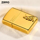 
ZIPPO EDGE lighter genuine gold-plated 18K zodiac rabbit year limited Valentine's Day gift Zhibao gift 18k gold-plated rabbit-stand-oil-free dy9902tz