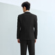 Hailan Home (HLA) Anzug Set Männer Frühling 25 neue zweiteilige Hochzeitsanzugs-Männer schwarz 01 (Anzug + Hosen) 175/92a 48a Empfohlen 126 ~ 140jin [Jin gleich 0,5 kg]