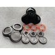 Philips S9000 Cabezal de afeitado de afeitar S9111S9731S9711S953S7000 Accesorios RQ12+ Gray 3 Net 3 Piezas