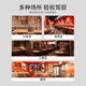 
Weicai Die Catering Workwear T-shirt Custom Printing Logo Summer Restaurant Milk Tea BBQ Store Waiter Pure Cotton Short-sleeved Clothes MSHJ-9906 Black XL