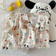 Pajamas pour femmes en été à manches courtes à manches courtes Cotton Summer Summer 2025 Nouvel étudiant Couet ano Cartoon Home Clothing Set QDMBE681 L (165) Recommandé Poids 110 Jin [Jin est égal à 0,5 kg]
