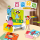 Variété tenue mot de passe jeu de plateau de plateau pour enfants Space Thinking Logic Imagination Boys and Girls Color niveaux pour changer de toile de s'habiller les jouets assortis de couleur (6623)