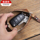 Hengyuanxiang Niche rétro rétro à la main de la voiture en cuir authentique Sac clé Mini Mini Cow Purse Couche supérieure Cowhide Super Small Key Sac Femme Rétro Brown