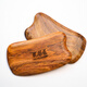 Hualijiang Hainan Huanghuali scraping board for back and full body meridian care, natural wood color, 105mm*58mm*8mm
