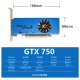
Songrui 4-screen stock trading graphics card GTX1660S/1050Ti/750ti/730 multi-screen graphics card 4-interface HDMI HD 4k projection one-drag four-way splicing graphics card VGA split-screen graphics card 4-screen GTX750Ti 4G 4HDMI stock trading projection