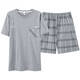 Catman (miiow) Pyjamas pour hommes Summer Coton Pure Shorts Shorts Home Clothe
