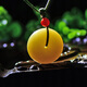 Gua, please guarantee the price 618 Hetian jade pendant, many peace buckles, Hetian jade pendants, men and women, round jade necklaces, about 26 mm, H1656q