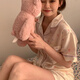 Langsha Summer Dünn Ice Seide Pyjamas Frauen Kurzarm 2025 Neuer Sommer Einfacher Buchstaben bedruckt Seiden Home Kleidungsstück YFY-9904 [Cool Feel] M [Vorgeschlagen 80-100Jin [Jin gleich 0,5 kg]]