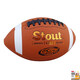 Jiating American Football Match Training GST1780 NUEVA VERSIÓN DE PU PUP Partículas Touchdown de touchdown de la cintura Número 3 Guante mejorado Bola de color marrón claro 16836