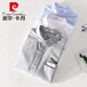 皮尔卡丹（pierre cardin）男士短袖衬衫日系休闲纯棉牛津纺衬衣服潮流百搭半袖上衣夏装针织 9734雾蓝 2XL 145斤左右