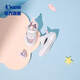 Jordan QIAODAN baby girl shoes 2025 summer new product children's shoes children's running shoes hollow breathable non-slip sports shoes tulle blue/Jordan white 27