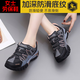 
Gu Wen Lun Lao protective shoes for women's ladle head for summer lightweight 2025 new anti-smashing and anti-puncture thickened soft sole four-season breathable black 9717 [anti-smashing + breathable] 33