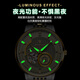 Pydaga Switzerland Neue Männer vollautomatische mechanische Uhr Tourbillon Multifunktion Luminous Business Water of Watch Watch Men's Watch 1416 Goldgrau-Stahlgürtel Modell 42mm