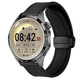 2025年新款watch新款gt5 pro智能手表男gt4监测血压健康运动手环 GT5pro黑盘黑色皮带 配硅胶表带