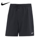耐克（NIKE）冰丝短裤男士夏季透气快干薄款宽松跑步中裤男款外穿休闲五分中裤 DV9858-010 【光滑/纯色简约】 M 170/76A