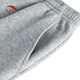 ANTA American retro sports trousers men's trendy casual leggings loose and versatile knitted simple sweatpants I224DZ Gray Gray-1 XL (Male 180)