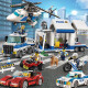 LEGO City Police Department Fire Protection Series Children's Force Assembly Toy Car Airplane Boy Gift Fire Rescue Team 11304 1000 Granules