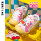 Kids.ing Kedi Star Girl Baby Canvas Shoes Autumn New Children's Functional Soft Soled Toddler Shoes Kindergarten Children's Shoes 26