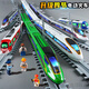 Juguete de tren de Dianmai con aleación de pista Modelo de trenes de alta velocidad de alta velocidad para niños Armonía de la armonía Electric La Electric Harmony Locomotive-Green