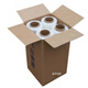 Película de envoltura de clceype al por mayor empaquetado de estiramiento industrial de 50PE Película de envoltura de 50 cm de 100 cm Rollo grande de 50 cm de ancho 9.6 Jin [Jin equivale a 0.5 kg] 679 metros 4 rollos para la mano