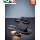 
CARTELO Slippers Men's Summer 2025 New Fashionable and All-match Soft Sole Beach Shoes Men's Outdoor Waterproof and Odor-Repellent Flip Flops Black 6189 38