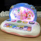 Mi Nong Children's Music Piano 0-1-3 Years Old Infant Early Education Baby Electronic Piano 6-December Toys Boys and Girls 2-4 Snowflake Music Piano [Bel Blue] Battery Version [3 Sections No. 5 Normal Battery]