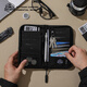 Oce Gear Crossbody Passport Clip RFID Antift Brushing Travel Id Sac Sac de passeport à l'étal