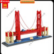 WANGE building blocks world landmark building series small particles assembled large ornaments gifts for young people and children toys Wange 6227 Shaolin Temple in Songshan, Zhengzhou, Henan, China