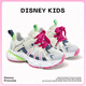 Disney Childre's Shoes Girls Summer Single Net Shoes Dad Chaussures Casual Sports Chaussures Brestable DST1211 Peach 34