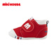 MIKIHOUSE classic embroidered baby toddler shoes red 13 inner length 13cm