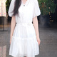 Vestido de gloria hada blanca luna luna nueva producto Tiansi Lotus Leaf Temperament Vacation Fit 1e5R4K830 07W Beige XL