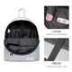 
Forever cultivateForever solid color backpack simple female college student casual travel backpack computer bag junior high school student school bag male gray #9227
