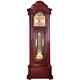 Horloge de scénario salon en bois massif en bois de mécanique européen horloge de temps classique chinois luxe atmosphérique cuivre horloge verticale 9922 Couleur en acajou allemand huit tonnes de huit tonnes de 14 pouces
