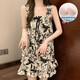 Summer cloud cotton with breast pad suspender pajamas sweet and can be worn outside home clothes JDX-9721# 170 M