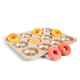 Clcey Activity Brotform Backschale Backform und Tasse Mini Schimmel Haushaltsbabysablett drei Typ Blumenform 6 Tasse PP9226