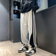 Chang Luzhu 2025 boy spring and autumn style casual long pants handsome teenager sports pants junior high school high school children trendy hoodies CK653 black (spring and autumn style) quality assurance M (80-110Jin [Jin equals about 0.5 kg])