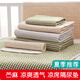 巴比象（bbet）苎麻隔尿垫夏季小号防水可洗凉席宝宝透气防漏棉麻尿垫夏天尿布垫 【苎麻2条装米格+蓝格】50*70cm 1x1cm