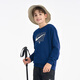 NIKE3BRAND Nike children's clothing for boys and girls pure cotton sweatshirt 25 spring comfortable terry children's top underwear
