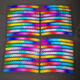 
Electric car colorful glitter wheel sticker personalized creative colorful tire warning sticker bicycle rainbow luminous sticker Rainbow luminous sticker 10 pieces/Colorful green