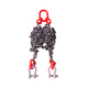 Kezhitu lifting chain double limb chain hoist ring shackle ring sling sling G80 manganese steel chain iron chain sling rigging 12358 tons 2 tons 1 meter