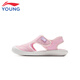 Li-Ning children's shoes, children's sandals, lightweight and breathable toe-toe anti-kick outdoor sports shoes for girls and boys 36YKUV016-2