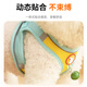 Miling dog rope traction rope new model with bell small and medium-sized dog walking harness golden retriever teddy dog chain pet supplies yellow and blue traction rope with bell-S (3-6Jin Jin equals 0.5 kg)