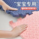 Baby crawling mat without formaldehyde, odorless, non-toxic splicing foam floor mat for babies, children thickened household crawling mat [Mom's strict selection: 0 sensitization] gray + white - send edge strips 30*30*2.5cm [16 tablets/upgrade odorless]