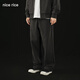 Schöner Reis guter Reis r. Serie 500G Baumwoll-Gerade-Casos-Hoodies [gleicher Stil im Einkaufszentrum] NCQ12027 Dunkelgrau (500 g) L.