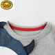 
G. DUCKKIDS boys pure cotton short-sleeved T-shirt summer clothes children's clothing children's baby round neck fashionable top small and medium-sized shark half-sleeved trendy short-sleeved 9272 meters white 90 cm