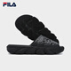 Fila Chaussures officielles pour hommes Snowcap Retro Slippers 2025 Été Nouveau style pantoufles de rock mode chaussures décontractées Crocodile Gray-Cv 42