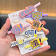 Fun and funny text hair clips for forehead broken hair bangs clip girl heart hair clip personalized creative duckbill clip hair accessories ah