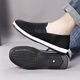 3520 Old Beijing cloth shoes, non-slip, wear-resistant, breathable work shoes, one-legged casual driving shoes, black bottom 43