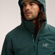 Archaeoptera (Arc'teryx) [Steuer-inklusive] Archaeopteraeoptera Herren Ralle winddicht regenprofessioneller Baumwolljacke/mittelgroße Parker-Baumwolljacke x7375/x7371 Isoliert Schwarz x7371 [S)